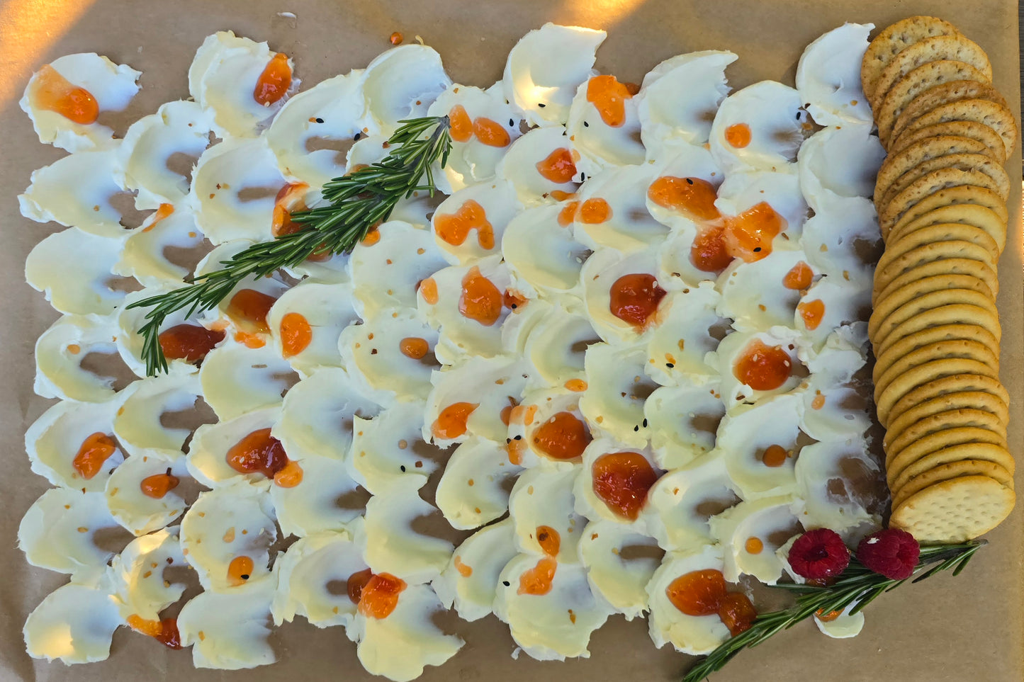 Pepper jelly & cream chesse